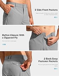 G Gradual Mens Golf Pants Stretch Dress Casual