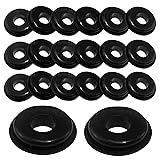 Yumfugu 20 PCS Car Gladhand Seals, Rubber Flexible