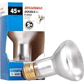 Sylvania Double Life Incandescent E26 45 Watt R20 Flood Light Bulb, 1 Pack | Medium Base Reflector Bulb for Track, Display &amp; Recessed Lighting, Dimmable 45W 120V Reflector Warm White