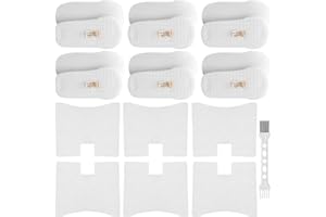 Tablenco for Shark HZ602 Filter Replacement Ultralight Pet Pro Corded Stick Vacuum and HZ2002 Vertex DuoClean PowerFins fit HZ2000 HZ251 HZ250 HH200 HH202 XFFKHZ2000 XPMFHZ2000 6 Foam Felt 6 Kit