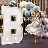 imprsv Marquee Light Up Letters, 3FT Marquee Letters for Birthday Baby Shower Wedding Decorations Light Up Letters for Engagement Party Decor, Large Marquee Letters for Party Decorations, Letter B