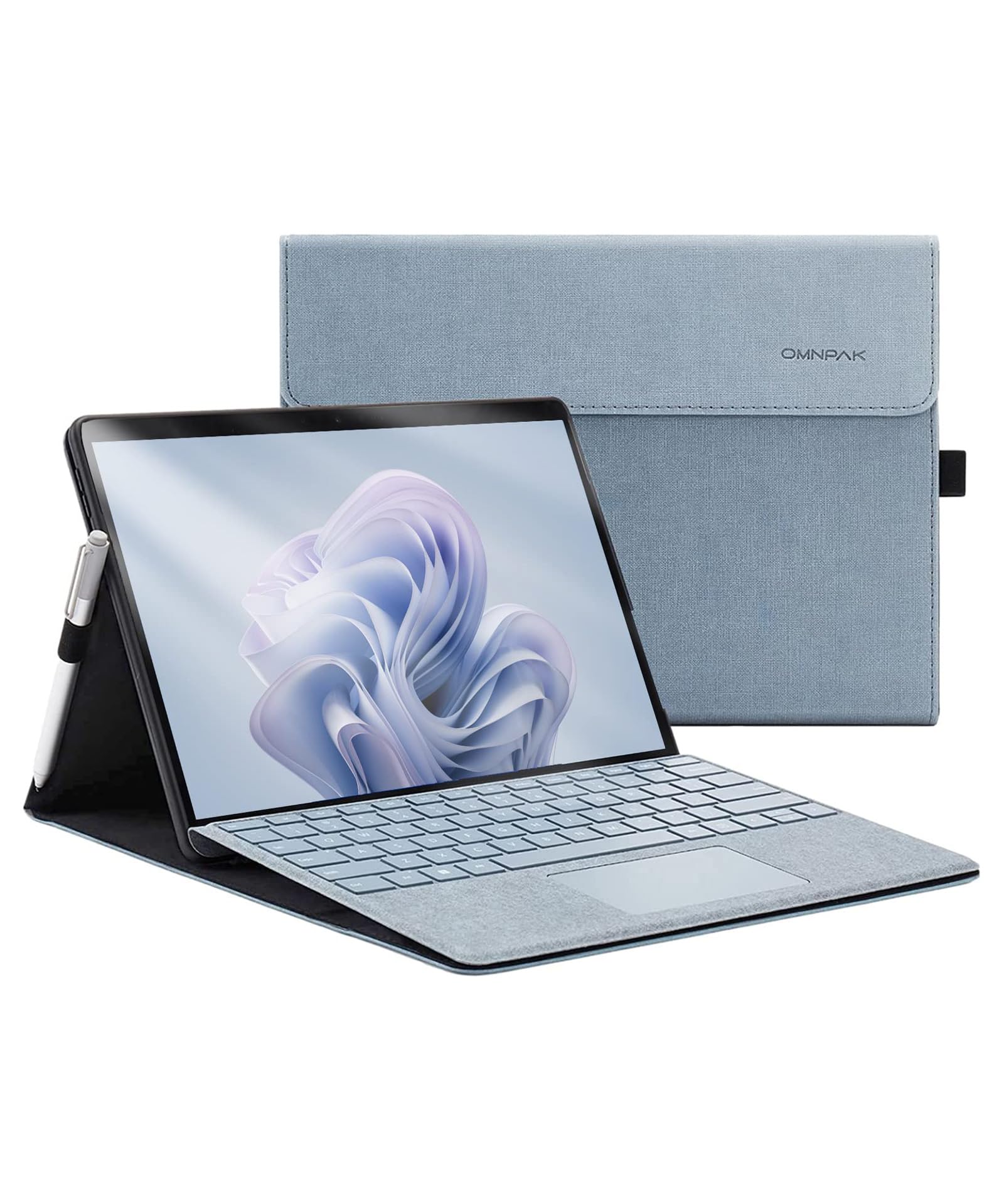 Photo 1 of Omnpak Microsoft Surface Pro 11/10/9 Case, Lightweight Protective, Multiple Angle, Stylus Holder, Designed for Surface 11th Edition AI 2024/Pro 9 5G 13" 2022, Compatible with Type Cover Keyboard