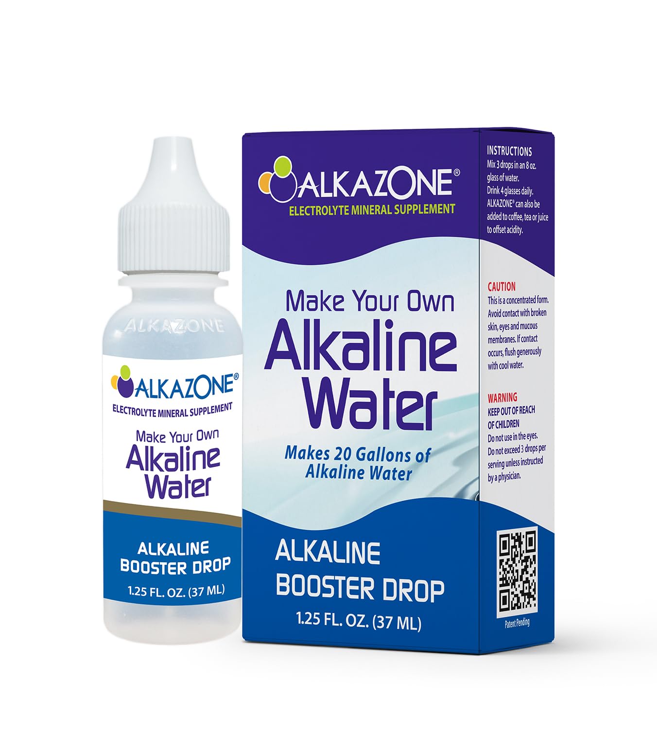 Photo 1 of *3/2028* Alkazone Make Your Own Alkaline Water, Clear, 1.25 Fl Oz