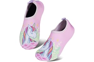 TOROTTO Toddler Kids-Water-Shoes Lightweight Non-Slip Aqua-Socks Swim-Shoes for Beach-Pool Walking for Boys Girls