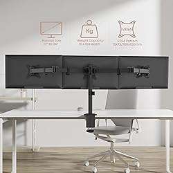 Triple Monitor Mount, 3 Monitor Desk Mount for 3
