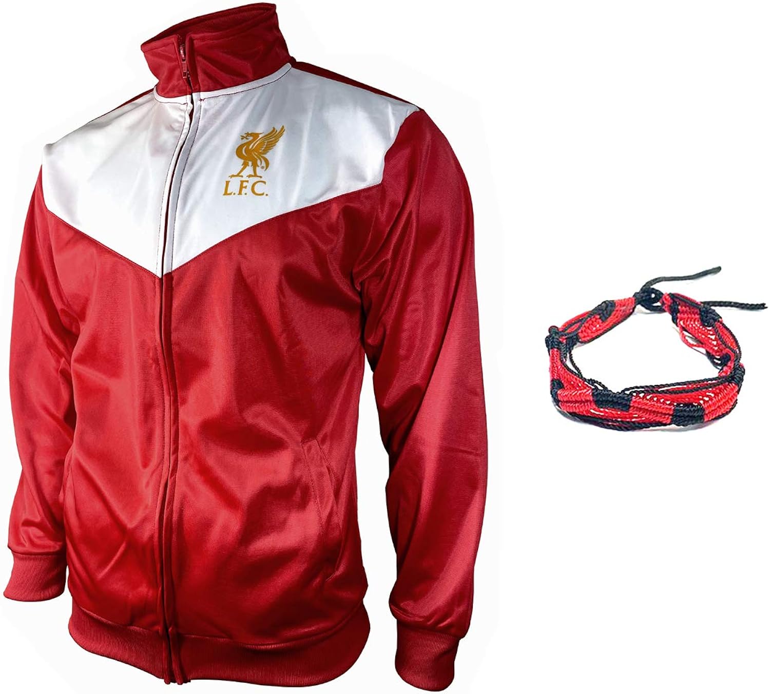 Amazon Com Liverpool Jacket Track Men Fc Black Soccer Official Licensed Winter England 2019 20 Clothing