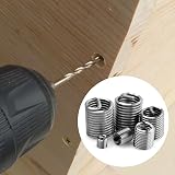 Suchoow 125PCS M3-M12 Wire Thread Inserts Stainless Steel Helicoil Screw Repair view 5