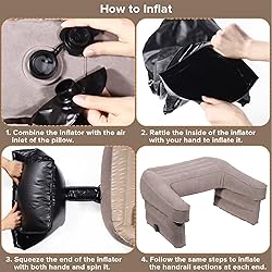 KEYGO Inflatable Reading Pillow for