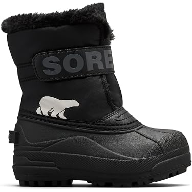 Lico Botas De Nieve Unisex Para Niños Arian Vs, Negro, Gris Y Rojo., 17 