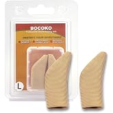 BOCOKO Hearing Aid Covers Protect Hearing Amplifiers from Sweat, Dirt and Moisture, Fits Hearing Instruments 1.4&rdquo; to 1.6&rdquo; (Beige, Large)