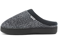 UBFEN Mens Slippers for Indoor Bedroom Memory Foam