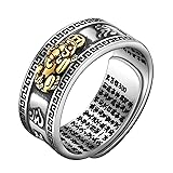 HJ HUAJ 990 Silver Feng Shui PiXiu Adjustable Ring