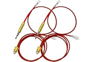 MENSI Propane Natural Gas Thermocouple Replacement for Mr Bubby Heater Pilot Burner F273401 73404 Pilot Assembly Used on Heater MH9B MH9BX MH18B, Compatible for Dewalt Small Propane Heater, 2PCS