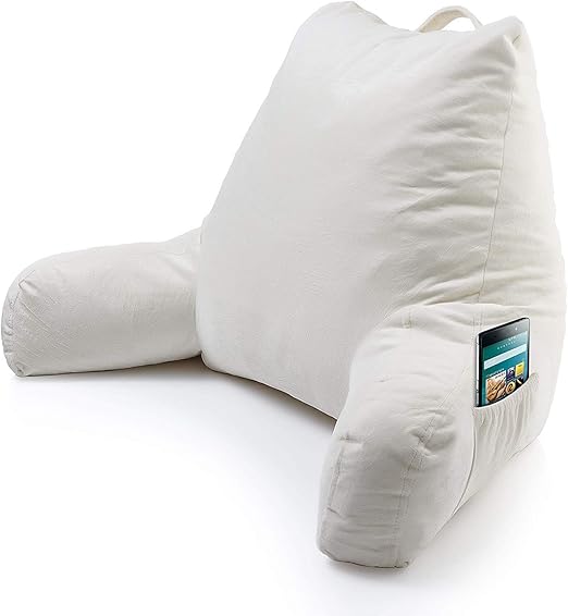 Amazon Com Btcdb Reading Pillow Armrest Pocket Back Support