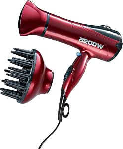Ufesa Top Line - Secador de pelo, 2200 W, selector de temperatura y  velocidad, concentrador y difusor, termostato de seguridad : Amazon.es:  Belleza