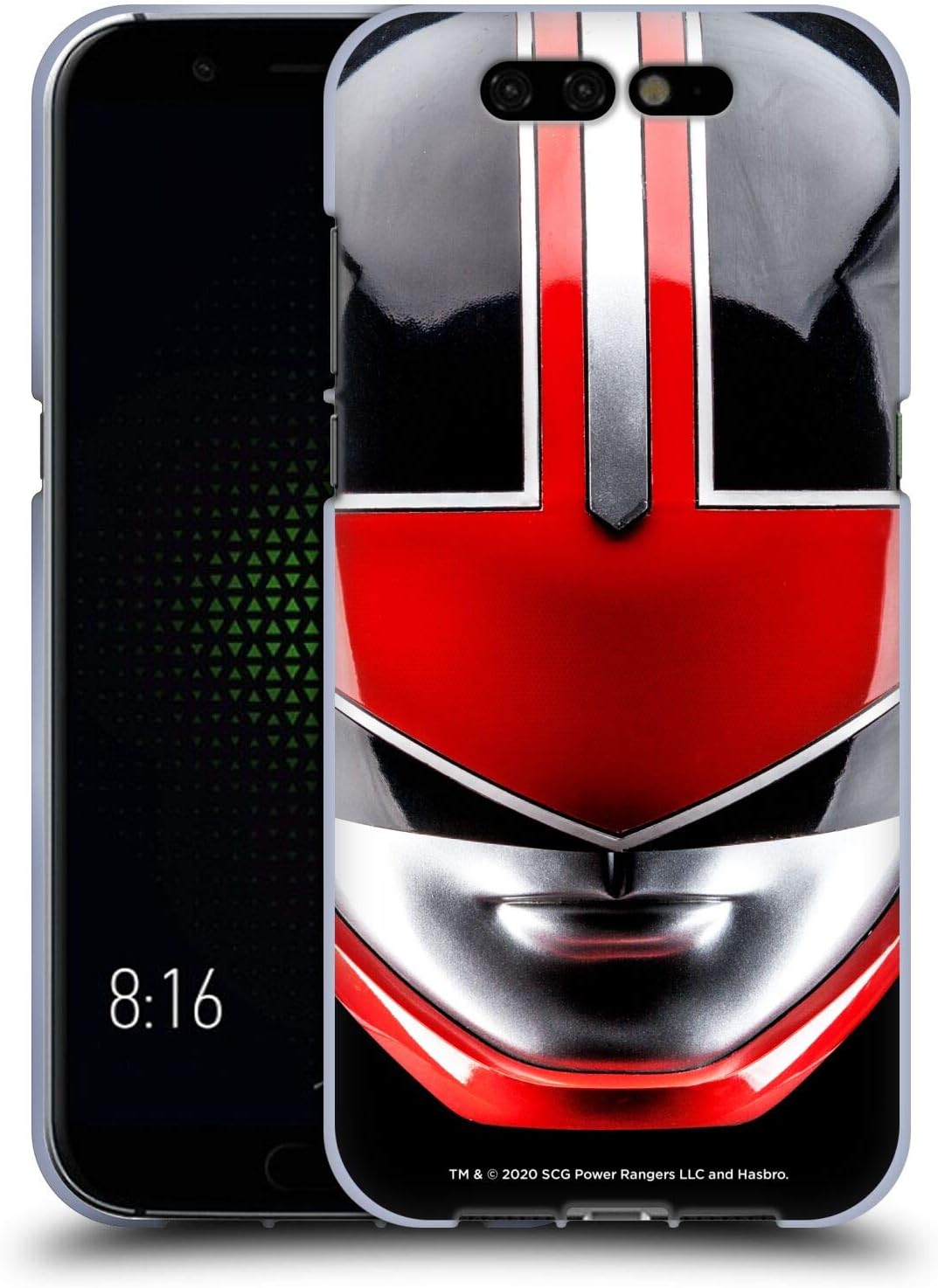 Head Case Designs Officially Licensed by Power Rangers Red Time Force Famous Helmet Soft Gel Case Compatible with Xiaomi Black Shark