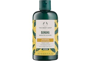 The Body Shop Banana Truly Nourishing Shampoo | Frizz Control for Dry Hair | Natural Shampoo with Banana Puree, 250ml