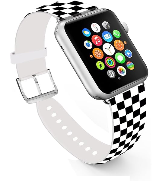 Amazon.com: Copper Robin Black and White Checkered Watch ...