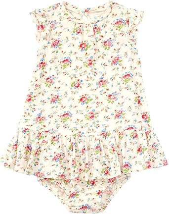 Amazon Co Jp ポロ ラルフローレン Polo Ralph Lauren ワンピース 女の子 ベビー 子供服 花柄 ドレス 半袖 春夏 24m 花柄アイボリー 並行輸入品 服 ファッション小物