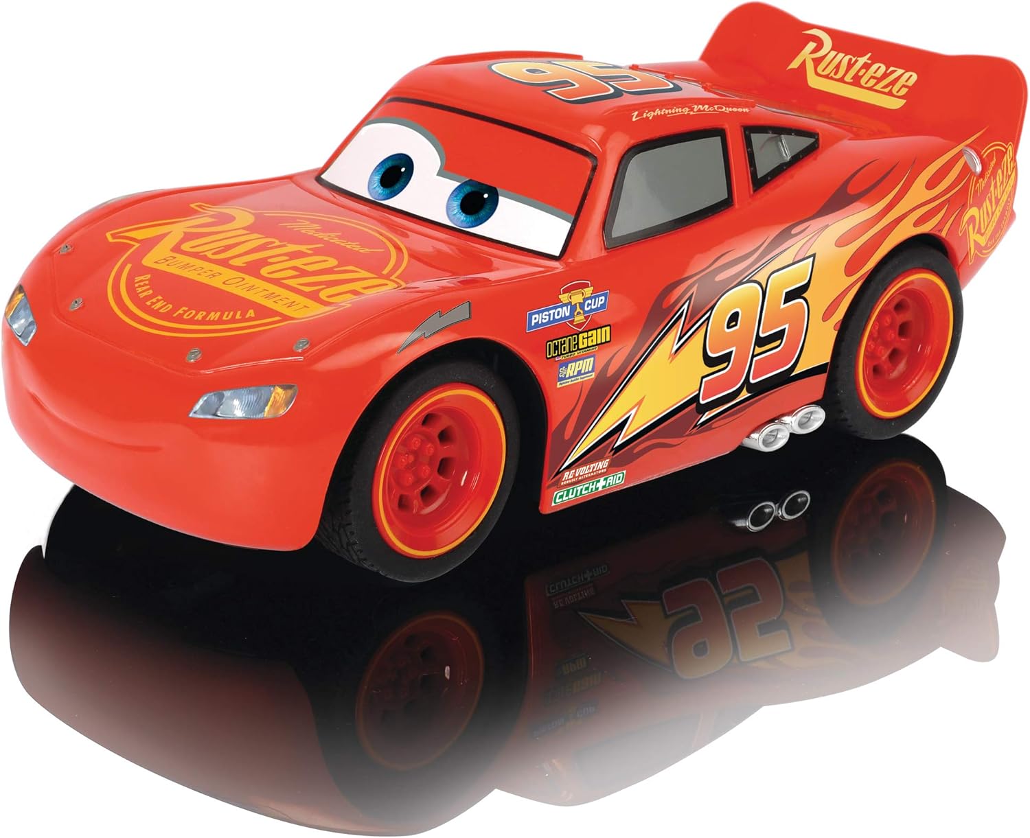 Disney Cars RC Turbo Racer Lightning McQueen 1:24 2 Channel USB chargeable car and battery operated remote control - Image 3