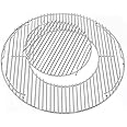 Criditpid 8835 Grill Grates Replacement for Weber 22.5" Charcoal Grills, Performer, Kettle, Master-Touch, Charcoal Smoker, 21.5" Gourmet BBQ System Hinged Stainless Steel Cooking Grate Parts