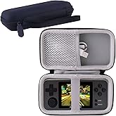 WERJIA Hard Carrying Case Compatible with RG35XX H /RG280M Handheld Game Console (Black)