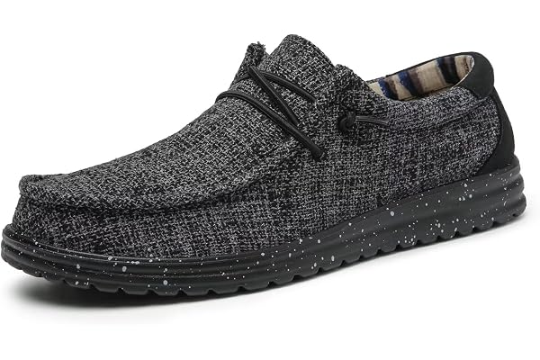 Mens Machine-Washable Casual Loafers,Men Slip On Comfortable and Breathable Boat Shoes for Casual,Walking,Traveling,Beach,Moc