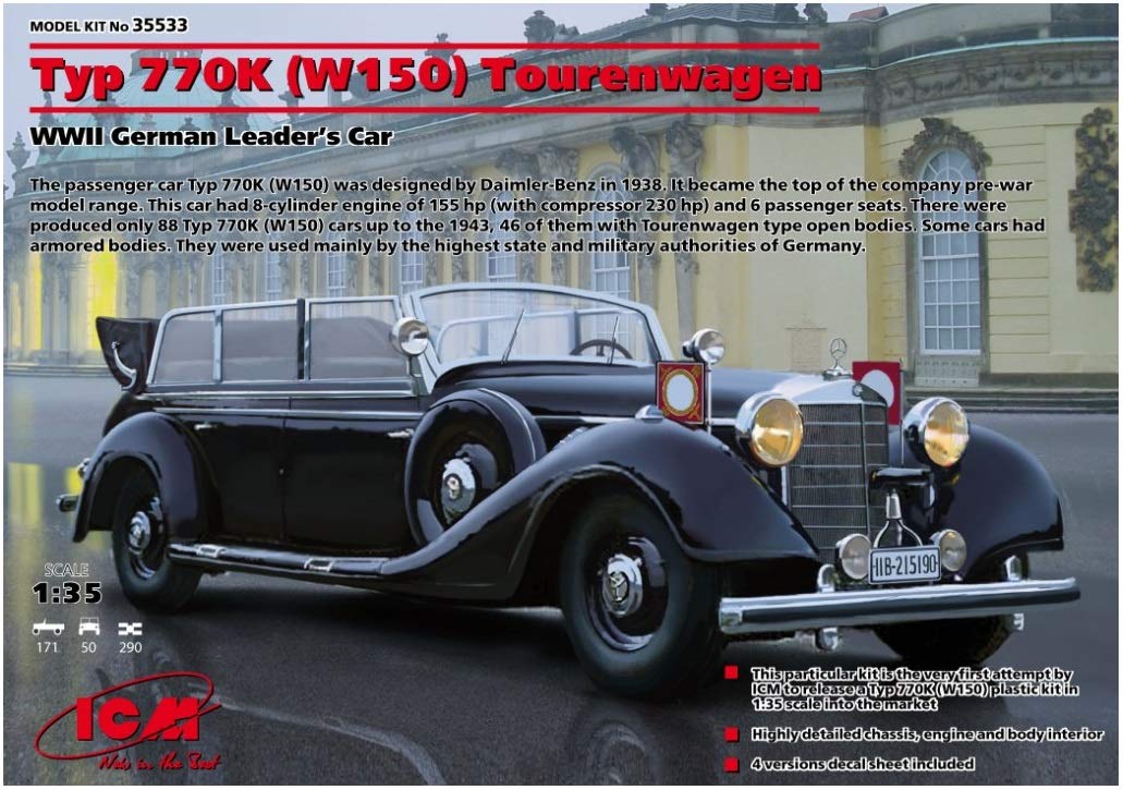 ICM 1:35 - Typ 770K (W150) Tourenwagen, DE Leader s Car
