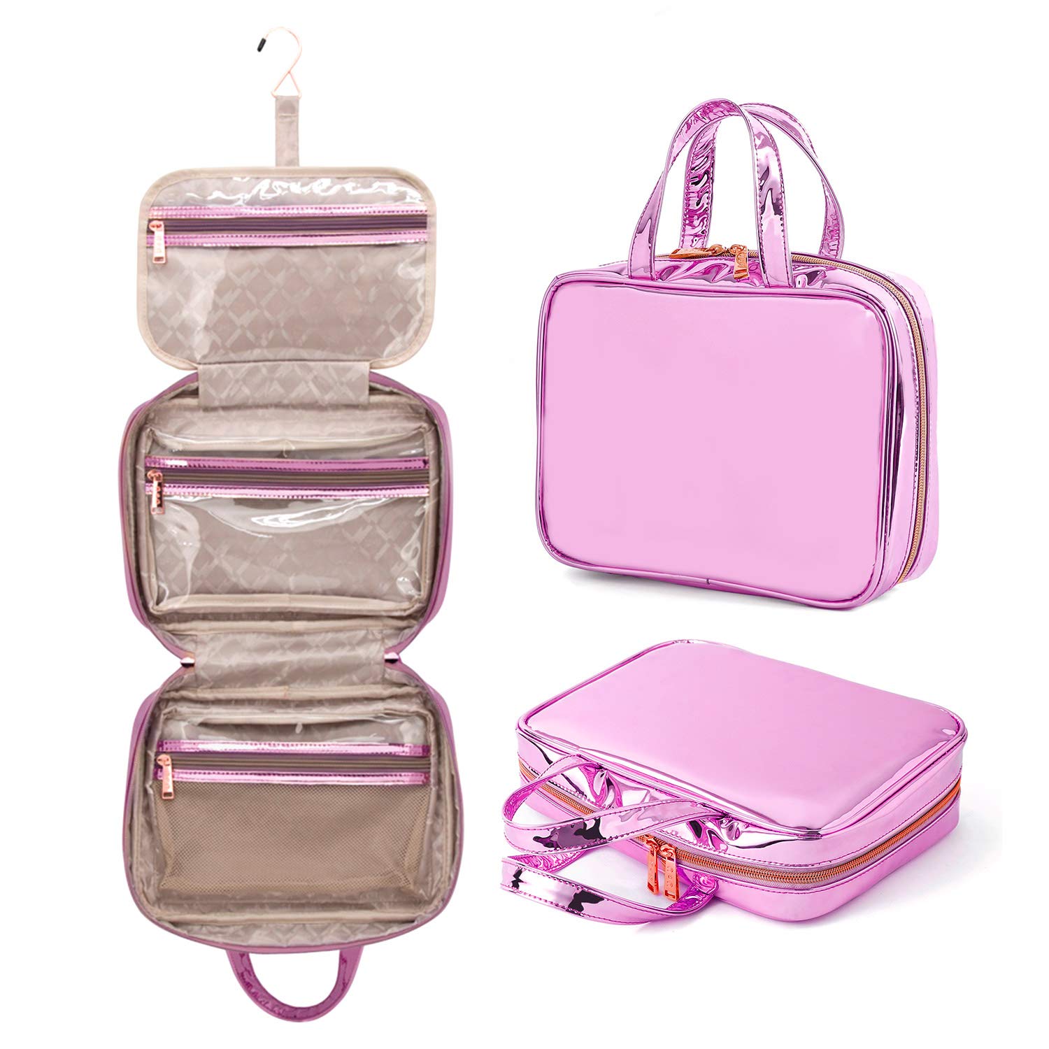 Best Toiletry Bag Multifunction Cosmetic Bag Portable Makeup Pouch Waterproof Travel Hanging Organizer