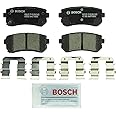 BOSCH BC1398 QuietCast Premium Ceramic Disc Brake Pad Set - Compatible with Select Hyundai Tucson; Kia Cadenza, Forte, Forte5, Sportage; REAR