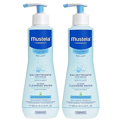 mustela no rinse cleansing water ingredients