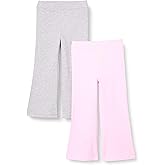 Amazon Essentials Girls and Toddlers' Slim-Fit Knit Flare Legging