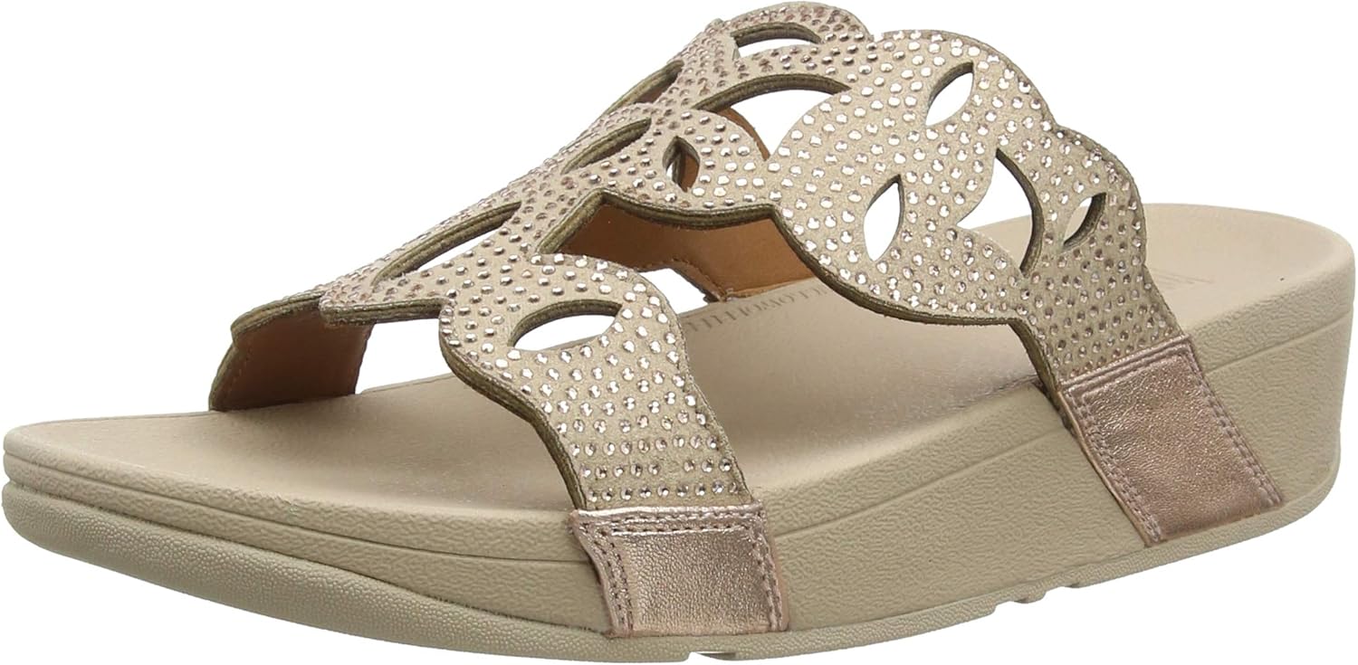 silver fitflops size 4