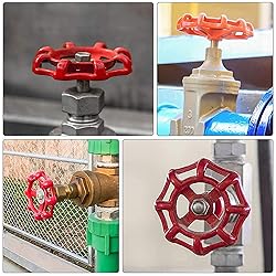 heyous 4pcs Cast Iron Valve Handle Gate Valve Ball