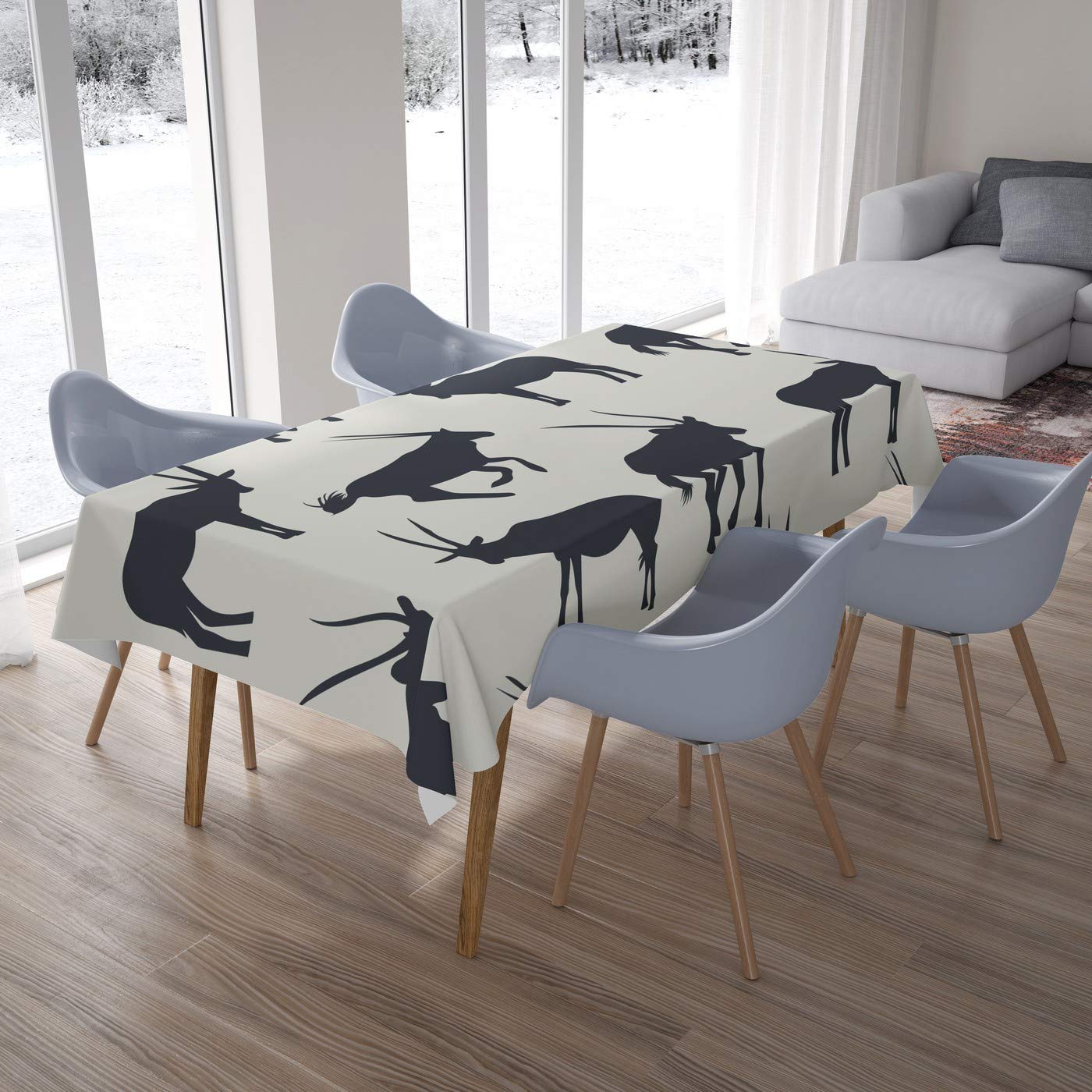 Bonamaison Kitchen Decoration, Tablecloth, 140cm x 200cm - Designed and Manufactured in Turkey