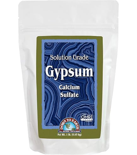 Diamond K Gypsum (20 Lb) – Calcium Sulfate Dihydrate Soluble Powder – Organic Soil Amendment For Lawns & Gardens