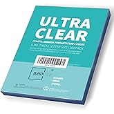 Binditek 6 Mil PET Binding Covers, 8.5 x 11 Inches, Ultra Clear, 100 Pack | Plastic PET Binding Covers, Letter Size, Ultra Clear, Square Corners, Unpunched, Ideal for Business Reports and Proposals