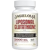 Liposomal Glutathione 2000 mg with L-Serine, L-Glycine & Sulforaphane – Active L-Glutathione Unique Formulation to Enhance Absorption - Master Antioxidant, Detoxifying & Immune | 60 Softgels