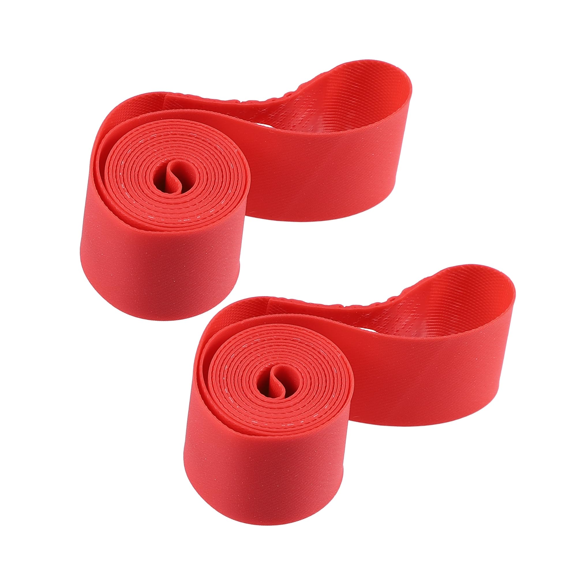 TUCKBOLD 16" Bike Wheel Rim Strip Rim Tape Liner Inner Tube Band PVC Red Pair Automotive Parts