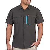 The American Outdoorsman Short Sleeve Blackfoot River Ultimate Fishing Shirt for Men