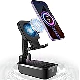 comiso Wireless Induction Speaker, Birthday Gifts for Women Men Him, Cell Phone Stand with Speaker, Cell Phone Stand with Wireless Bluetooth Phone Holder Compatible for iPhone/iPad/Samsung Galaxy