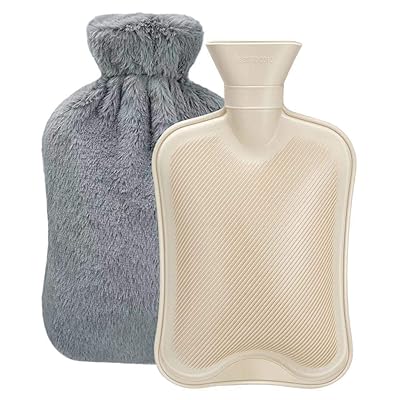 Buy Hot Water Bottle With Soft Cover 2 Liter Classic Rubber Hot Water Bag For Cramps Neck Shoulders Pain Relief Hot Cold Pack For Hot And Cold Therapy And Feet Warmer Great