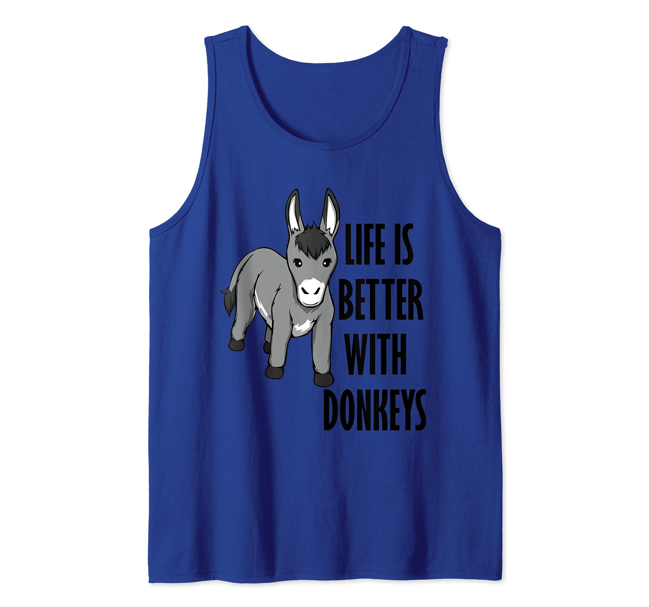 Ironic Life With Baby Donkey Mule Tank Top