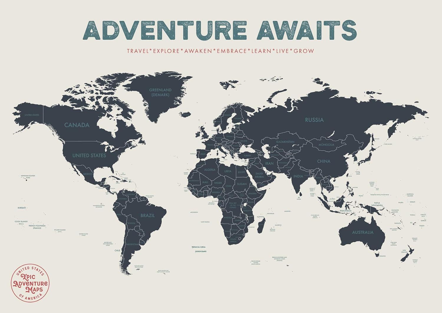 World Map To Mark Travels Epic Adventure Maps Push Pin World Map 24