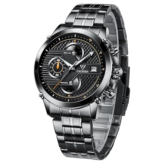 Chronograph Off-White Dial Mens Watch - FS4908IE