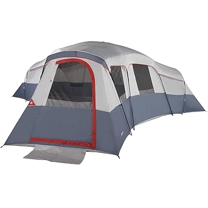 Ozark Trail 10 Person 3 Room Cabin Tent Outdoor Camping Hiking
