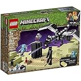 LEGO Minecraft The End Battle 21151 Ender Dragon Building Kit Includes Dragon Slayer and Enderman Toy Figures for Dragon Figh