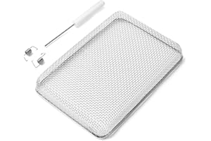 SnowyFox Flying Insect Screen - RV Water Heater Screen Stainless Steel Mesh Cover - Installation Tool Included, Fit Atwood 6/10 Gallon, Suburban 6 Gallon Water Heater Vents, Size: 6 x 8.5 x 1.3inch