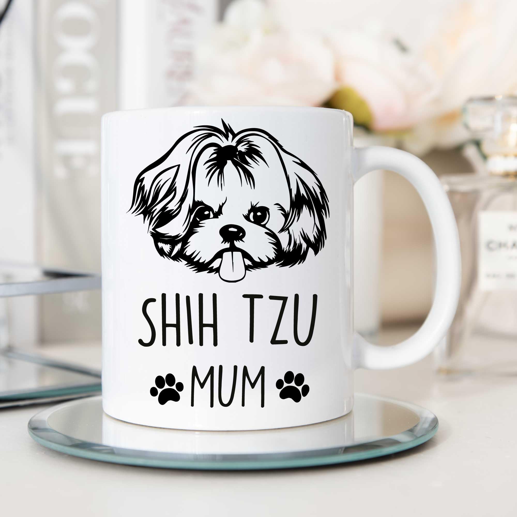 60 Second Makeover Limited Shih Tzu Mum Mug Dog Mum Pet Present Dog Lover Mothers Day