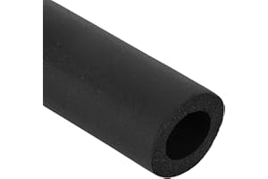 PATIKIL 1 5/8" (43mm) ID x 6.6Ft x 0.59" Pipe Insulation Foam Tube, Pipe Cover Wrap Roll Bar Tubing for Handle Grip HVAC Air 